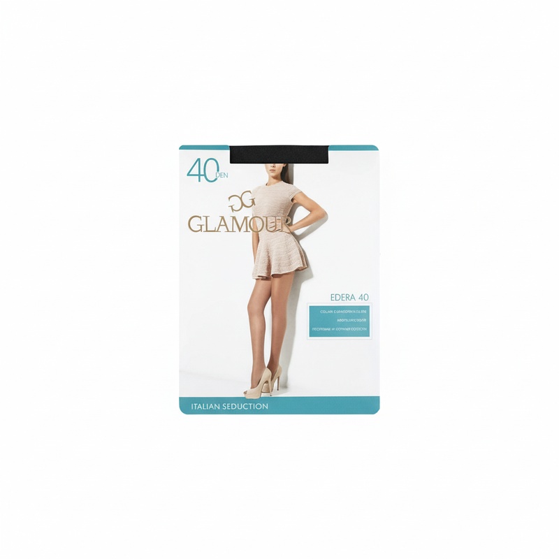 КОЛГОТКИ ЖЕНСКИЕ GLAMOUR EDERA 40 NERO 3