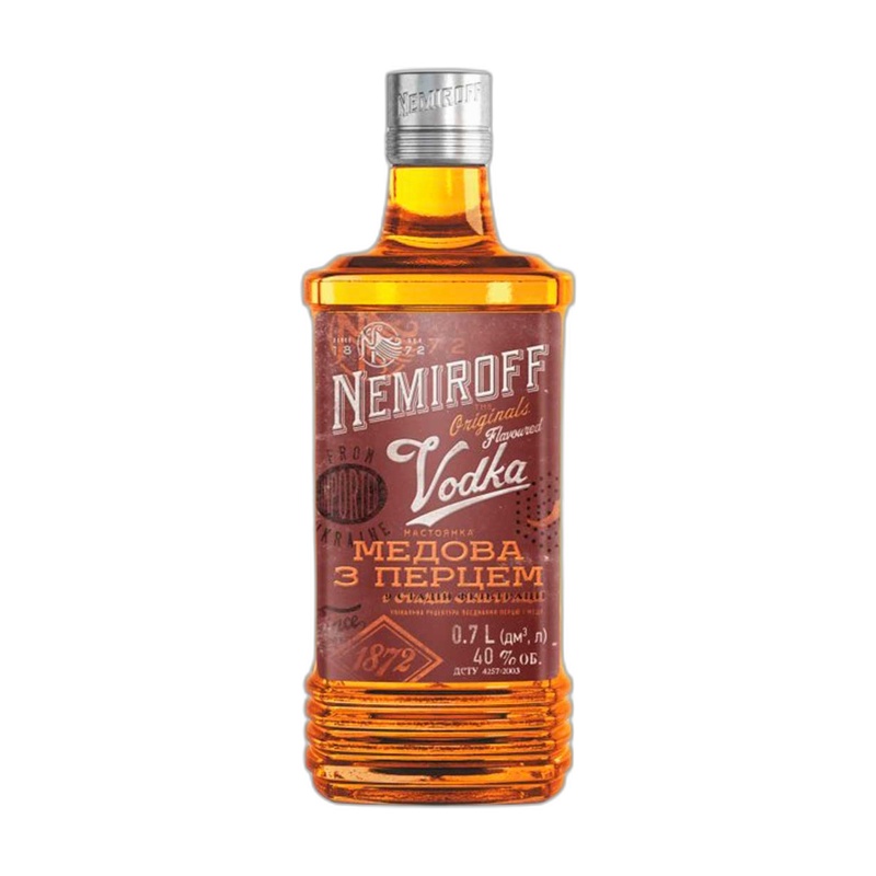 ВОДКА NEMIROFF МЕДОВАЯ С ПЕРЦЕМ 40% 0,7Л