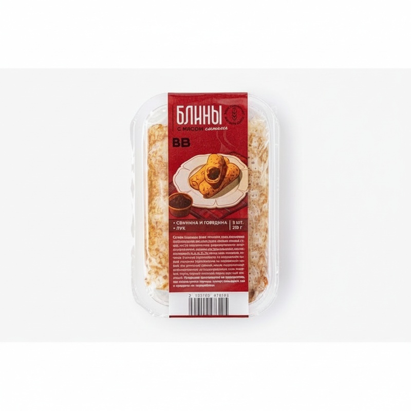 БЛИНЫ СМАК С МЯСОМ ГОВЯДИНА ВЕС