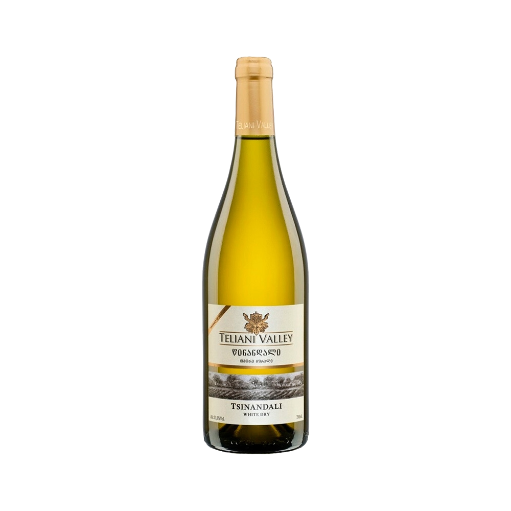 ВИНО TELIANI VALLEY ЦИНАНДАЛИ БЕЛОЕ СУХОЕ 12,5% 0,75Л ГРУЗИЯ