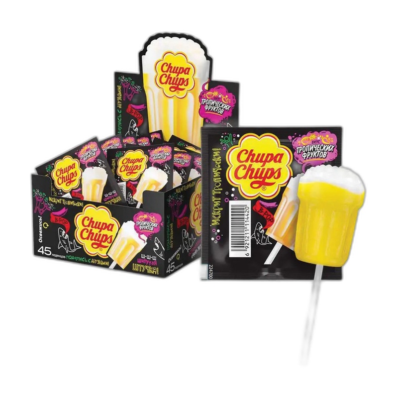 КАРАМЕЛЬ CHUPA CHUPS B-POP ТРОПИЧЕСКИЙ 15Г