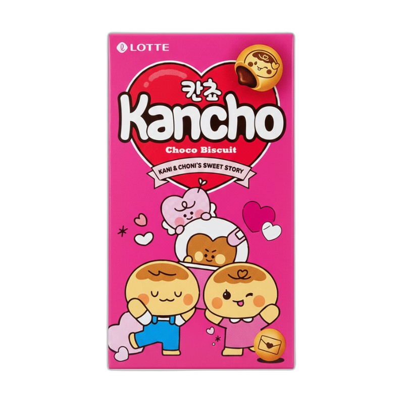 ПЕЧЕНЬЕ KANCHO ШОКОЛАДНОЕ РОЗОВОЕ 42Г