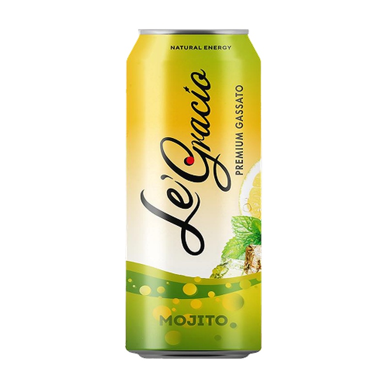 ЛИМОНАД LE GRACIO MOJITO GREEN 0,45Л Ж/Б