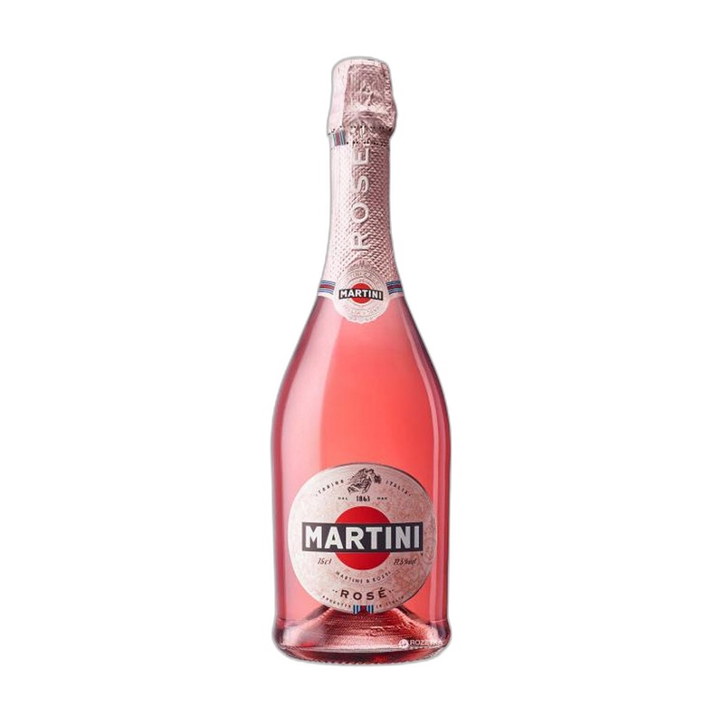 ВИНО ИГРИСТОЕ MARTINI ASTI ROSE РОЗОВОЕ ПОЛУСУХОЕ 9,5% 0,75Л ИТАЛИЯ