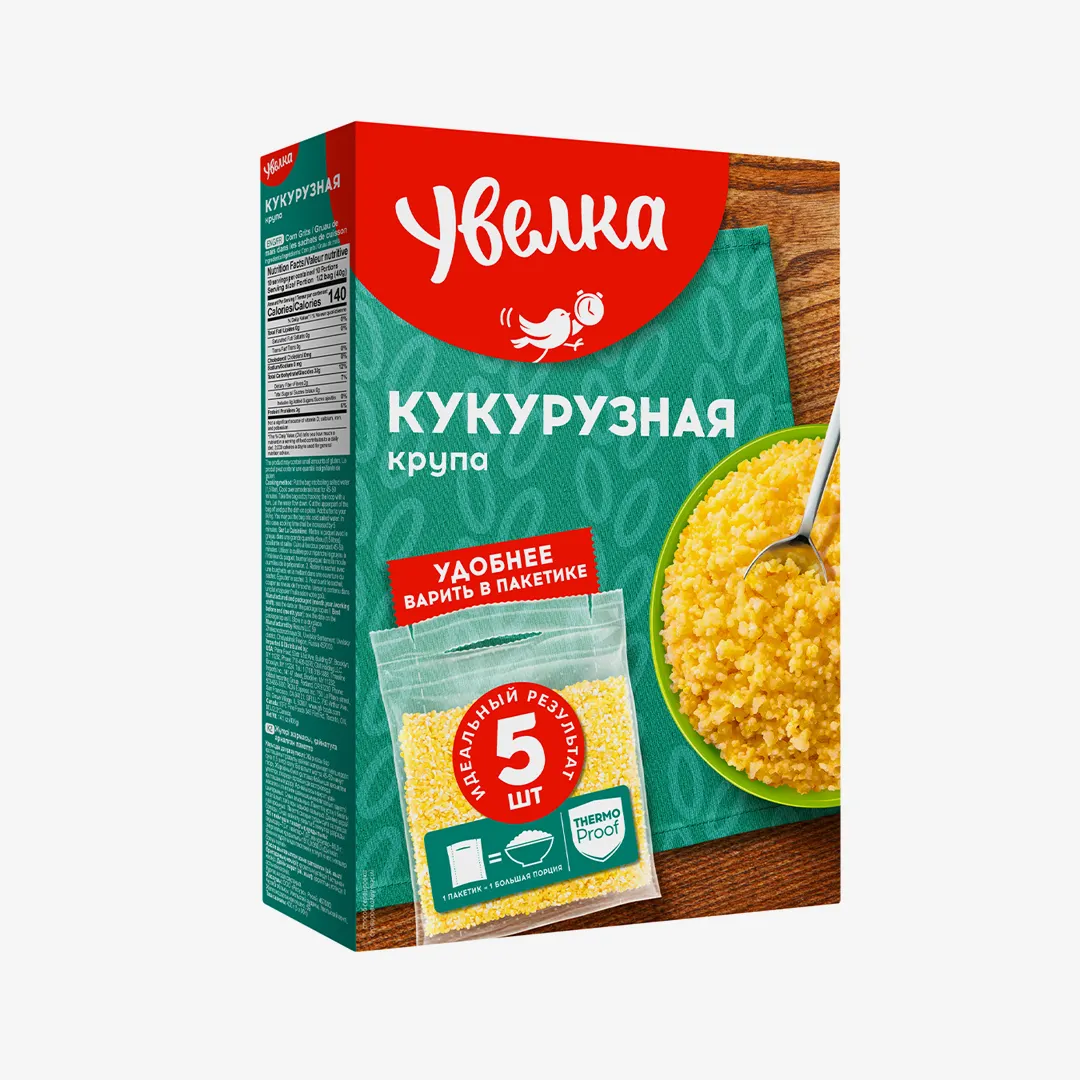 КУКУРУЗНАЯ КРУПА УВЕЛКА 5Х80Г ВАР/ПАК