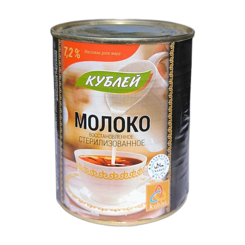 МОЛОКО КУБЛЕЙ КОНЦЕНТРИРОВАННОЕ 7,2% 360Г Ж/Б
