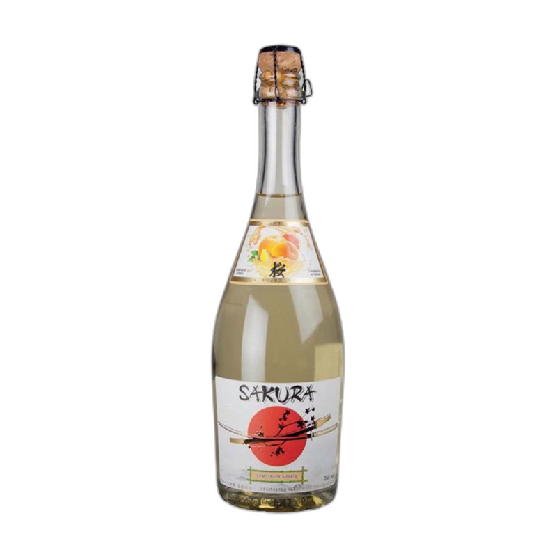 ВИНО SAKURA ПЕРСИК ГРЕЙПФРУТ БЕЛОЕ 10% 0,75Л ГРУЗИЯ