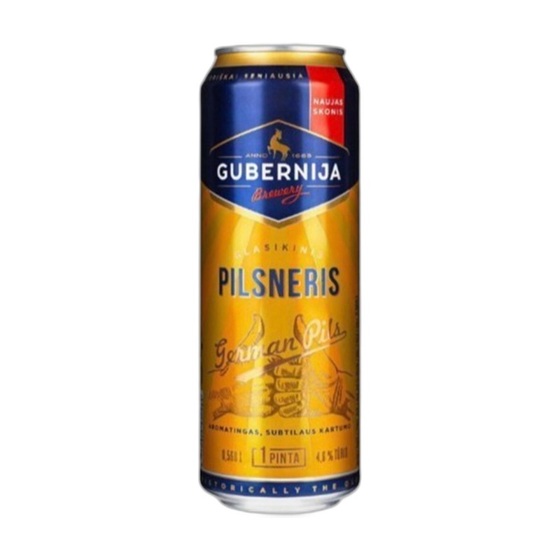 ПИВО GUBERNIJA GERMAN PILS PILSNER 4,6% 0,568Л Ж/Б