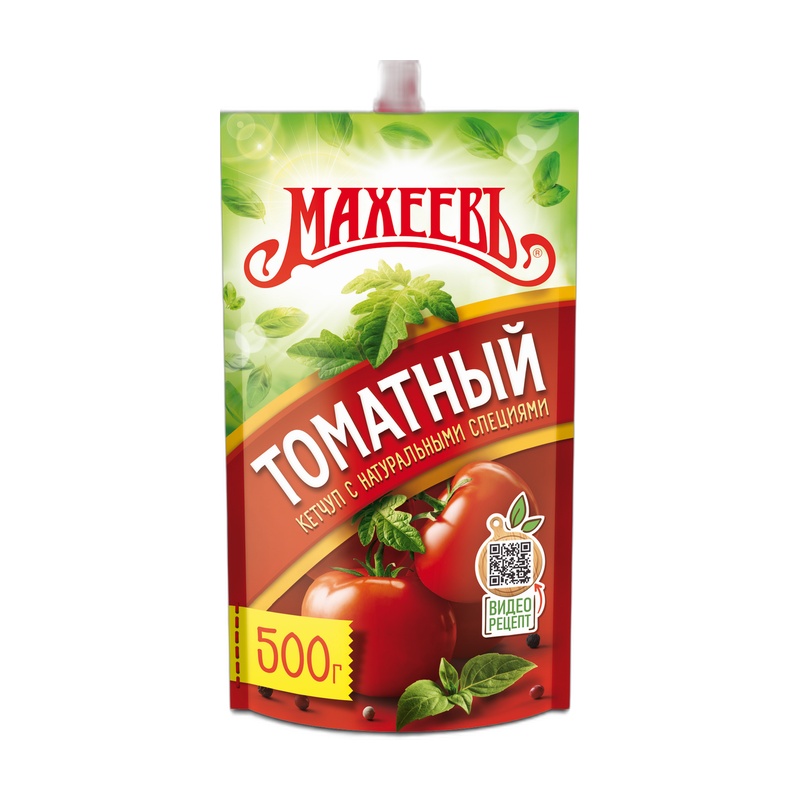 КЕТЧУП МАХЕЕВЪ ТОМАТНЫЙ 500Г Д/П