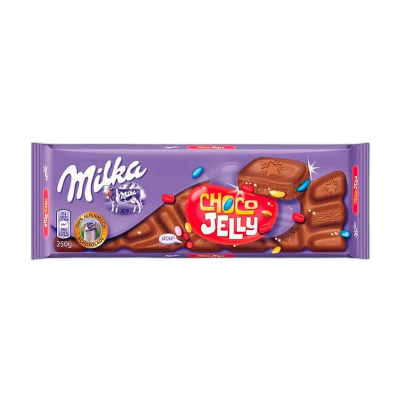 ШОКОЛАД MILKA МОЛОЧНЫЙ ЖЕЛЕ 250Г