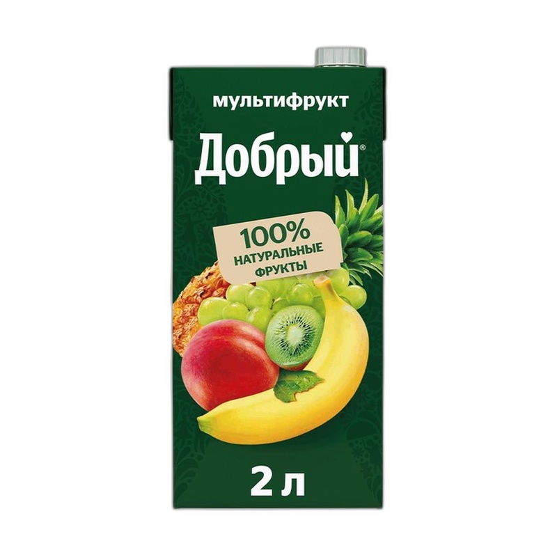 НЕКТАР ДОБРЫЙ МУЛЬТИФРУКТ 2Л Т/П