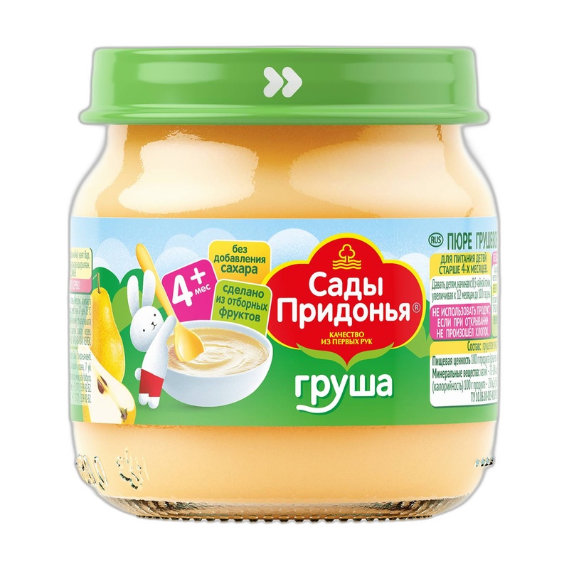 ПЮРЕ САДЫ ПРИДОНЬЯ ГРУША 80МЛ СТ/Б
