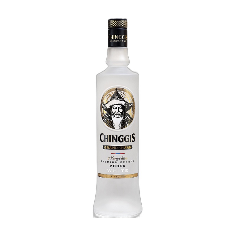 ВОДКА CHINGGIS GRANDKHAAN WHITE 39% 0,5Л