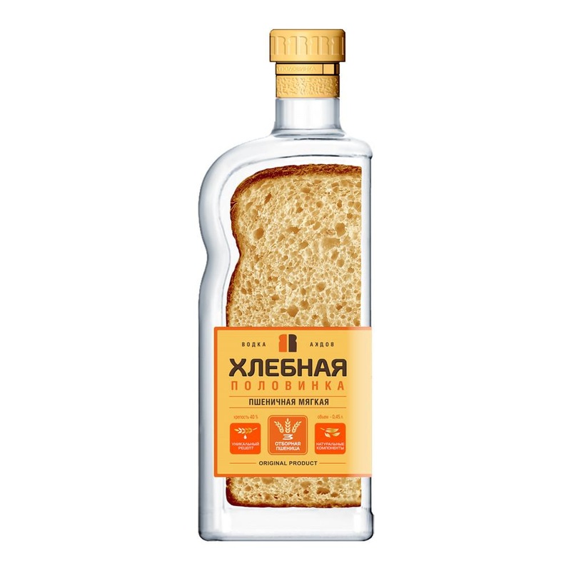 ВОДКА ХЛЕБНАЯ 40% 0,45Л КЗ