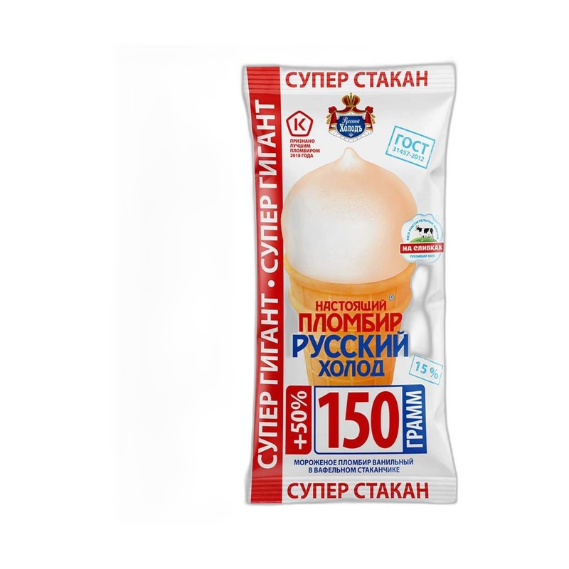 МОРОЖЕНОЕ IM СУПЕР ПЛОМБИР 100Г СТАКАН