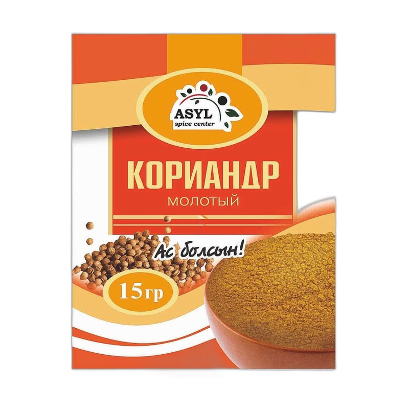 КОРИАНДР ASYL МОЛОТЫЙ 15Г