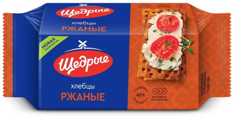 ХЛЕБЦЫ РЖАНЫЕ ЩЕДРЫЕ 100Г