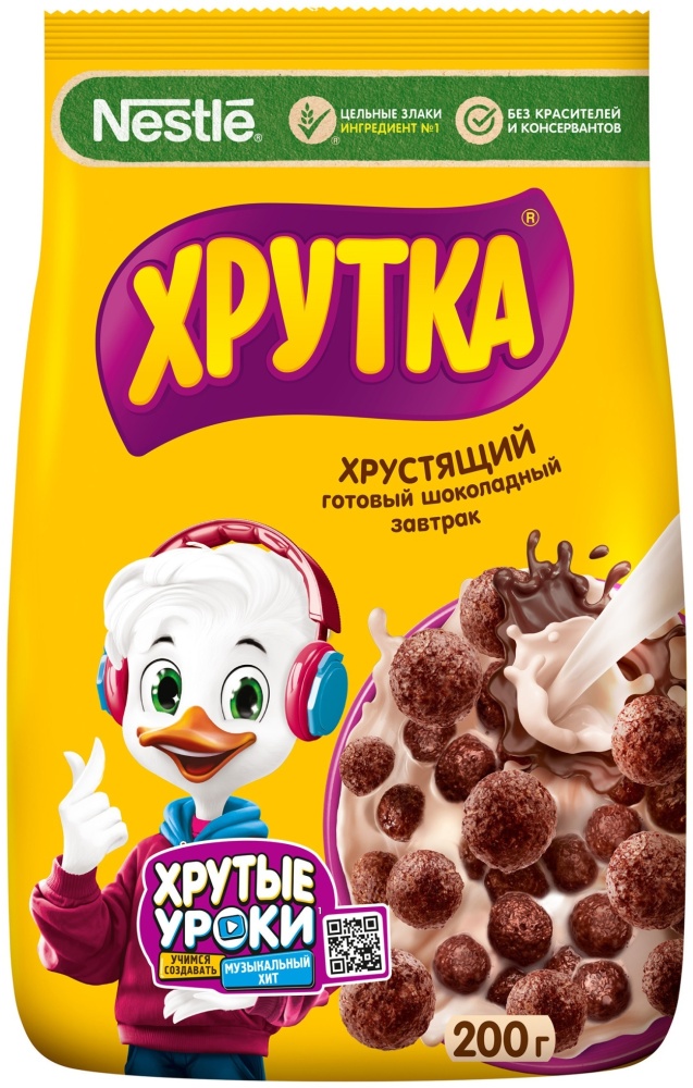 ЗАВТРАК ГОТОВЫЙ ХРУТКА ШОКОЛАДНЫЕ ШАРИКИ 200Г