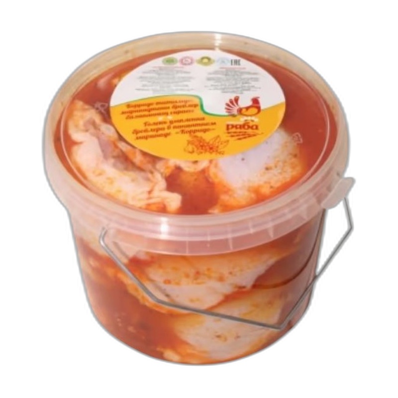 МЯСО ПТИЦЫ КУРОЧКА РЯБА ГОЛЕНЬ В МАРИНАДЕ КОРРИДО 1КГ В/У