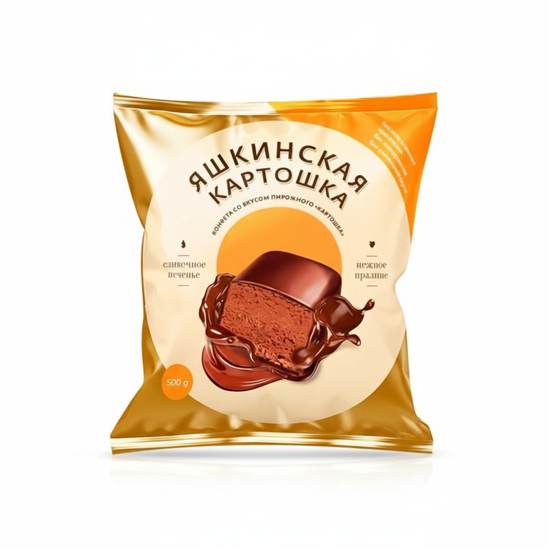 КОНФЕТЫ ЯШКИНО ЯШКИНСКАЯ КАРТОШКА 500Г