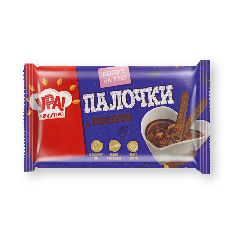 ПЕЧЕНЬЕ УРАЛКОНДИТЕР ПАЛОЧКИ В ШОКОЛАДНОЙ ГЛАЗУРИ ВЕС