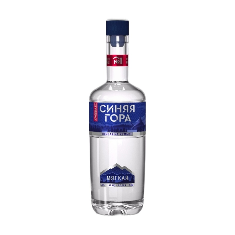 ВОДКА СИНЯЯ ГОРА МЯГКАЯ 38% 0,9Л
