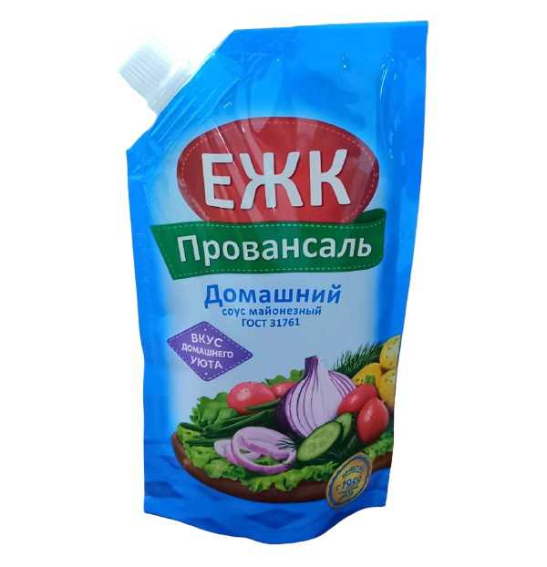 СОУС МАЙОНЕЗНЫЙ ЕЖК ДОМАШНИЙ ПРОВАНСАЛЬ 46%, 200МЛ Д/П