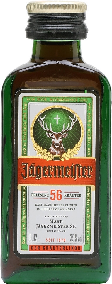 ЛИКЕР JAGERMEISTER 35% 0,02Л