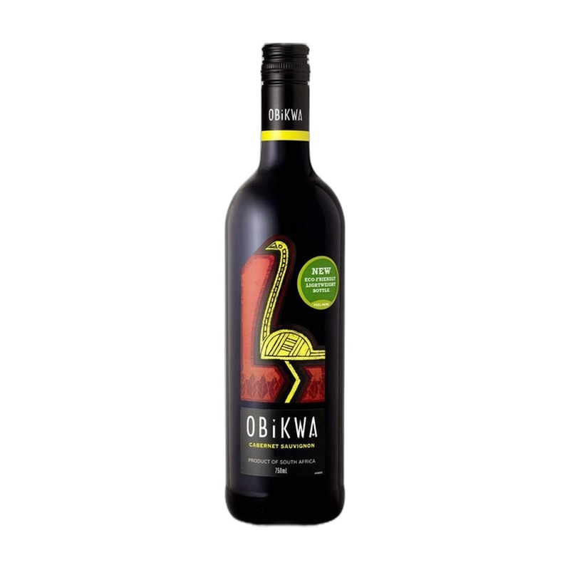 ВИНО OBIKWA CABERNET SAUVIGNON КРАСНОЕ СУХОЕ 13,5% 0,75Л ЮАР