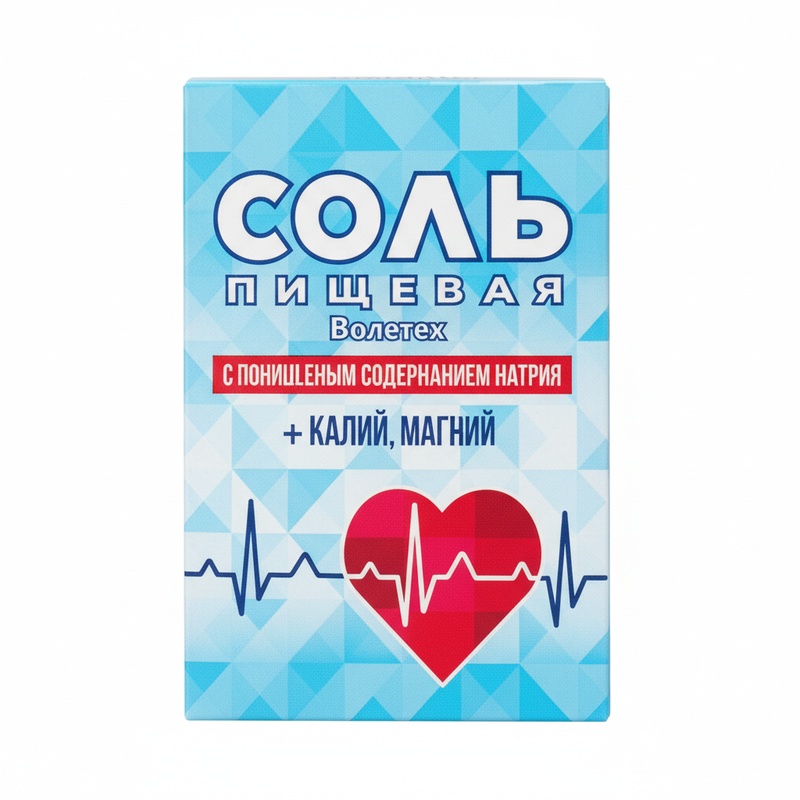 СОЛЬ ВАЛЕТЕК + КАЛИЙ, МАГНИЙ, ЙОД 350Г К/К