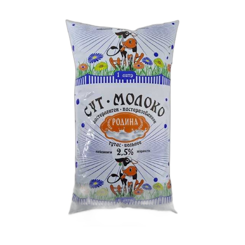 МОЛОКО РОДИНА 2,5% 1Л Ф/П
