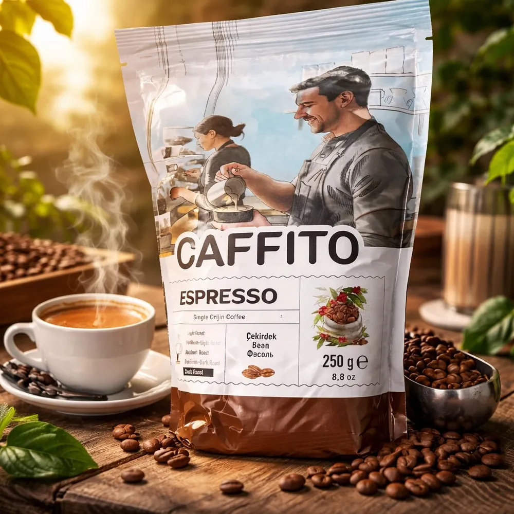КОФЕ В ЗЕРНАХ CAFFITO ESPRESSO 250Г