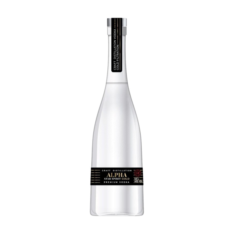 ВОДКА ALPHA STAR SPIRIT GOLD 40% 0,5Л