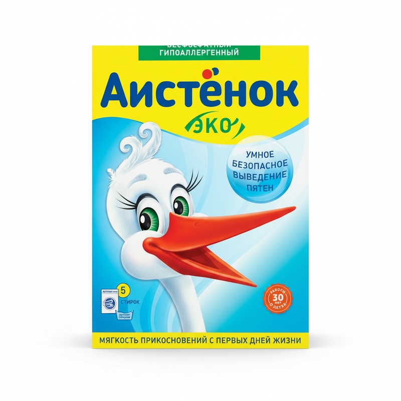 ПОРОШОК ДЛЯ СТИРКИ АИСТЕНОК ДЕТСКИЙ 400Г