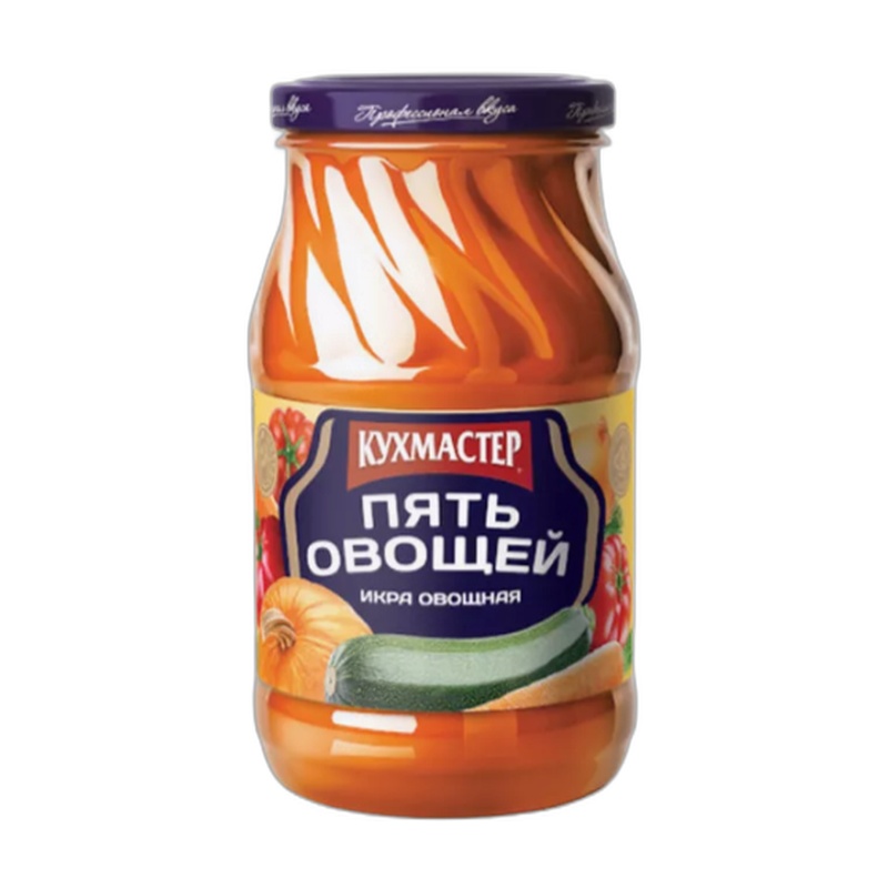 ИКРА КУХМАСТЕР ОВОЩНАЯ ПЯТЬ ОВОЩЕЙ 480Г