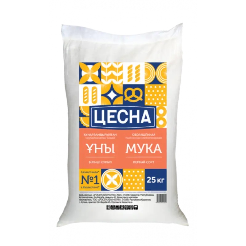 МУКА ПШЕНИЧНАЯ ЦЕСНА 1/С 25КГ