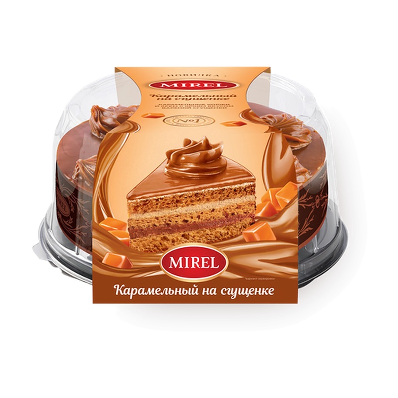 ТОРТ MIREL КАРАМЕЛЬНЫЙ НА СГУЩЕНКЕ 700Г ЗАМ