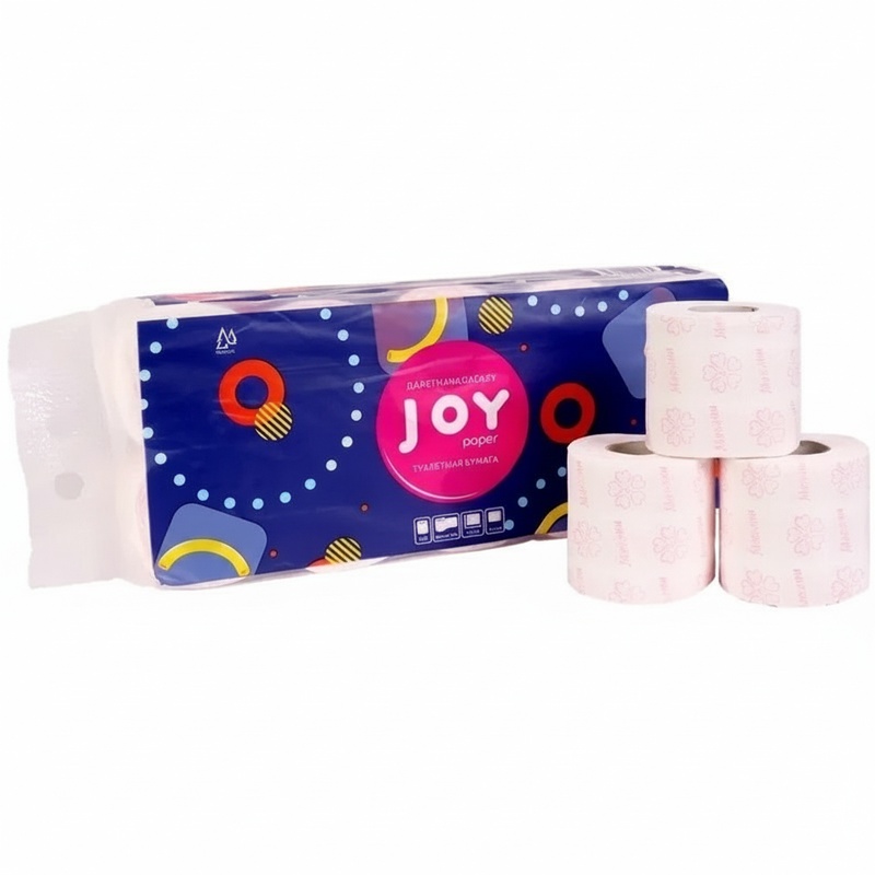 БУМАГА ТУАЛЕТНАЯ JOY СИНЯЯ 10ШТ