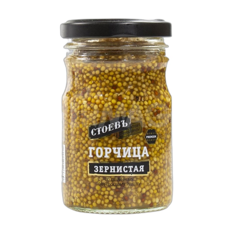 ГОРЧИЦА СТОЕВЪ ЗЕРНИСТАЯ 190Г СТ/Б