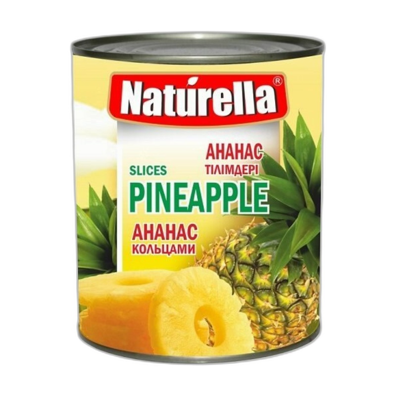 АНАНАСЫ NATURELLA КОЛЬЦА 850МЛ