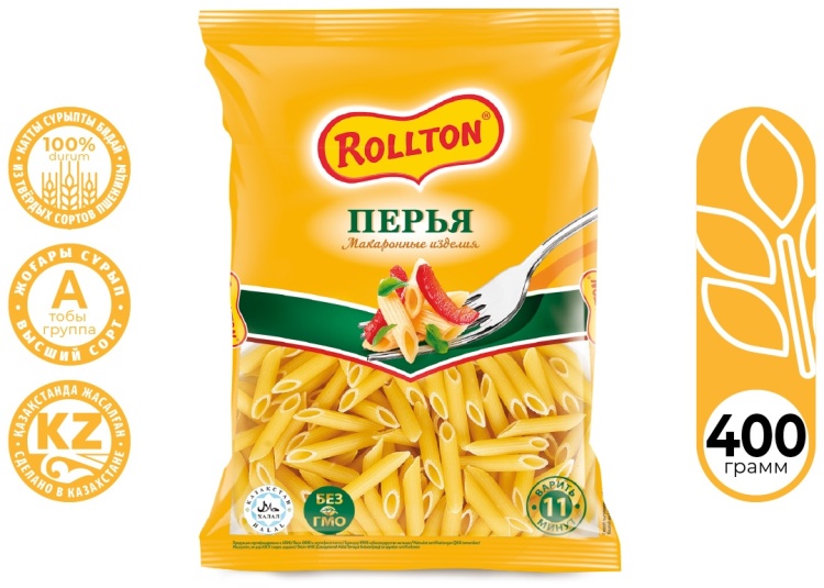 МАКАРОНЫ РОЛЛТОН ПЕРЬЯ 400Г