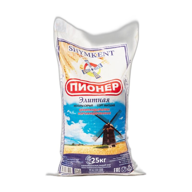 МУКА ПШЕНИЧНАЯ ПИОНЕР В/С 25КГ