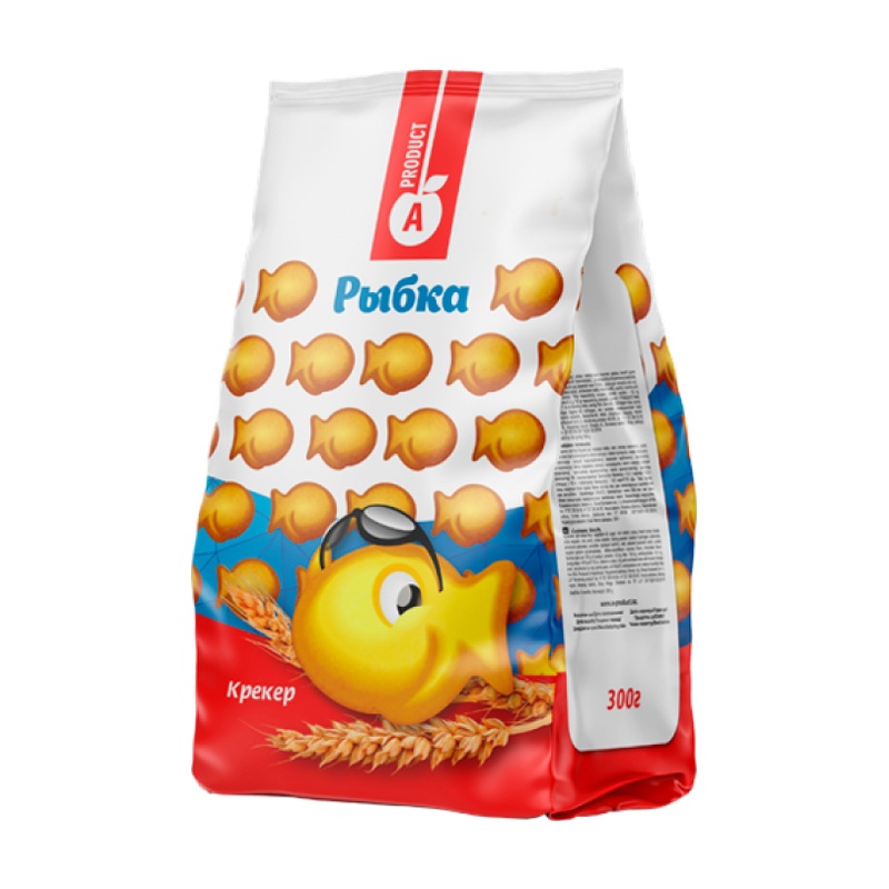 ПЕЧЕНЬЕ A PRODUCT КРЕКЕР РЫБКА 300Г