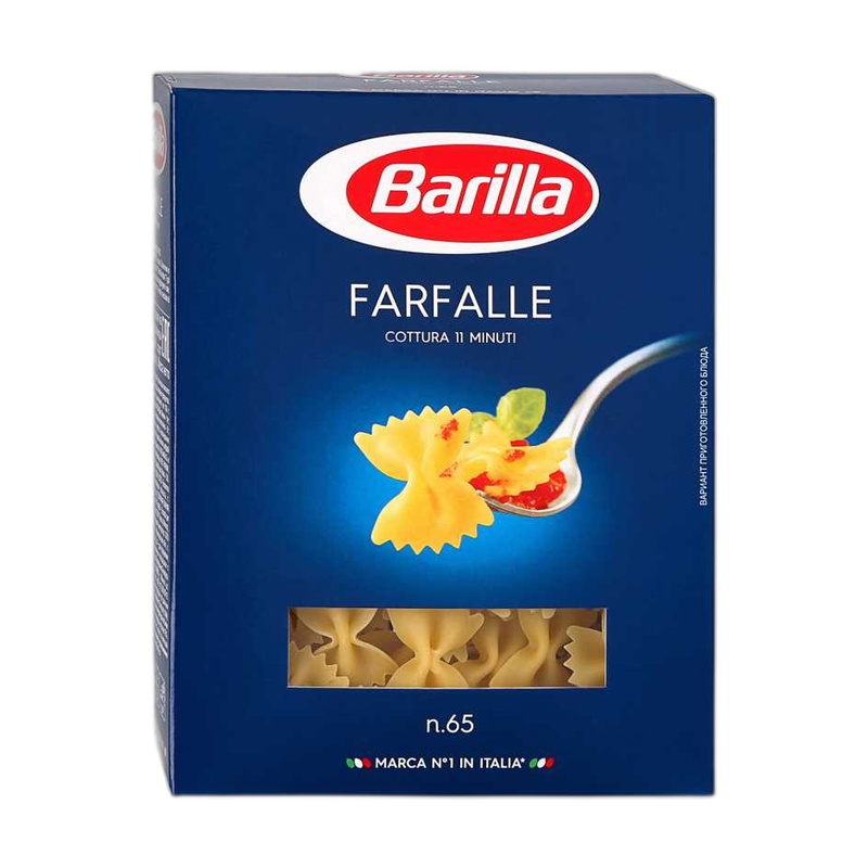 ПАСТА BARILLA FARFALLE 400Г