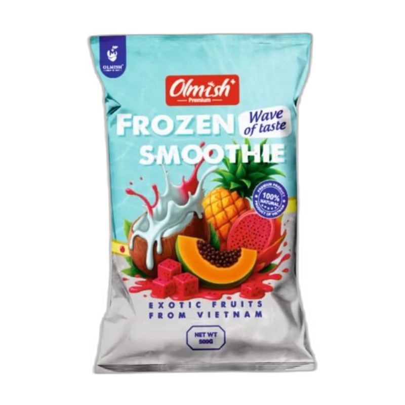 СМУЗИ ФРУКТОВЫЙ ЗАМОРОЖЕННЫЙ OLMISH ВОЛНА ВКУСА 500Г
