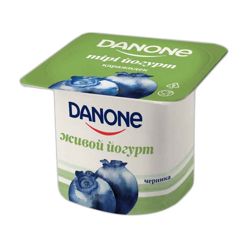 ЙОГУРТ DANONE ЧЕРНИКА 120Г