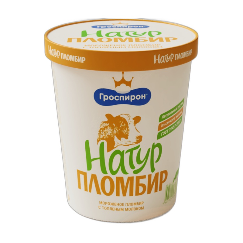 МОРОЖЕНОЕ НАТУР ПЛОМБИР С ТОПЛЕНЫМ МОЛОКОМ 83Г СТАКАН