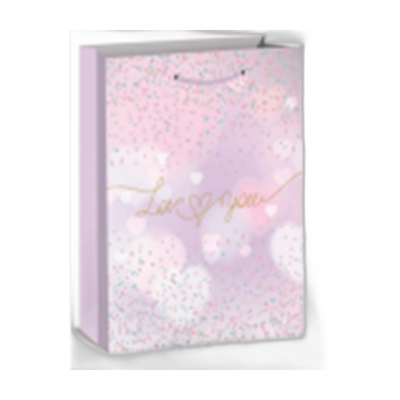 ПАКЕТ ПОДАРОЧНЫЙ СИРЕНЬ LOVE YOU 40*30*12СМ 1ШТ EST-2254L