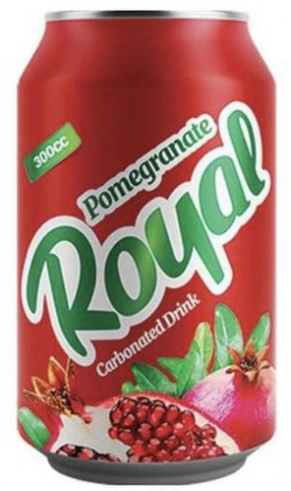 НАПИТОК ГАЗИРОВАННЫЙ ROYAL ГРАНАТ 300МЛ Ж/Б