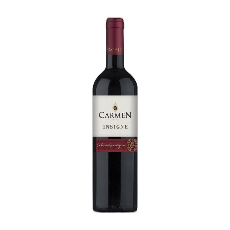 ВИНО CARMEN INSIGNE CABERNET SAUVIGNON КРАСНОЕ СУХОЕ 13% 0,75Л ЧИЛИ